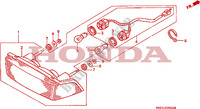LUCE CODA per Honda NTV 650 1989