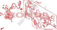 CALIBRO FRENO ANTERIORE (ST1100AN/AP/AR) per Honda PAN EUROPEAN ST 1100 ABS 1994