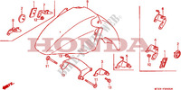 PARAFANGO ANTERIORE per Honda PAN EUROPEAN ST 1100 ABS 1992