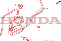 SERBATOIO DI RISERVA (ST1100L/M/N/P/R) per Honda PAN EUROPEAN ST 1100 1994