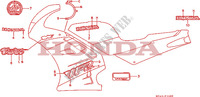 STRISCIA/MARCHIO(1) (VFR750FL/FM CM) per Honda VFR 750 1991
