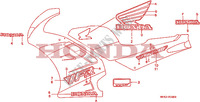 STRISCIA/MARCHIO(5) per Honda VFR 750 1993