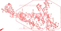 CALIBRO FRENO ANTERIORE per Honda NR 750 1992