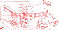 CILINDRO MAESTRO FRENO per Honda NR 750 1992