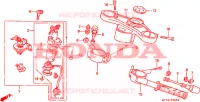 CONDOTTO MANIGLIA/PONTE SOPRA per Honda NR 750 1992