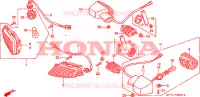 FRECCIA per Honda NR 750 1992