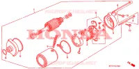 MOTORE AVVIAMENTO per Honda NR 750 1992