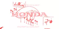 PARAFANGO ANTERIORE per Honda NR 750 1992