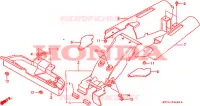 PROTETTORE CALORE per Honda NR 750 1992