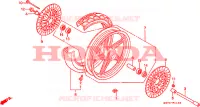 RUOTA ANTERIORE per Honda NR 750 1992