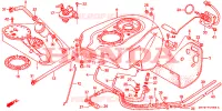 SERBATOIO COMBUSTIBILE/POMPA COMBUSTIBILE per Honda NR 750 1992