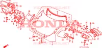 WIND SCREEN/SPECCHIO DIETRO per Honda NR 750 1992