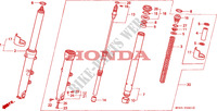 FORCELLA ANTERIORE(2) per Honda CBR 600 F 1995