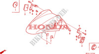 PARAFANGO ANTERIORE per Honda CBR 600 F 34HP 1994