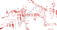 PIEDE D'APPOGGIO per Honda CBR 600 F2 SUPER SPORT 1992