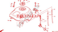 SERBATOIO COMBUSTIBILE(1) per Honda CBR 900 RR 1994