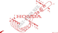 SMORZATORE SCARICO per Honda CBR 900 FIREBLADE 50HP 1993