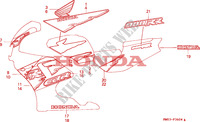 STRISCIA/MARCHIO(5) per Honda CBR 900 RR 1995