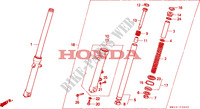FORCELLA ANTERIORE(CB750) per Honda CB 750 NIGHTHAWK 1991