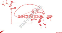 PARAFANGO ANTERIORE per Honda CB SEVEN FIFTY 750 34HP 2001