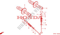 ALBERO A CAMME/VALVOLA per Honda CB 500 S 2001