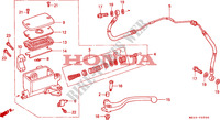 CILINDRO MAESTRO INNESTO per Honda VALKYRIE 1500 F6C TOURER 1999