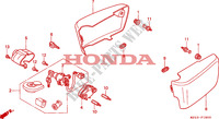 COPERTURA LATO per Honda VALKYRIE 1500 F6C TOURER 1997