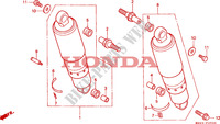 CUSCINO POSTERIORE per Honda 1500 F6C 2000