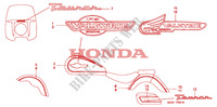 STRISCIA/MARCHIO(2) per Honda VALKYRIE 1500 F6C TOURER 1999