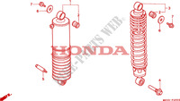 CUSCINO POSTERIORE per Honda GL 1500 GOLD WING SE 20éme anniversaire 1995
