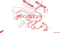 LUCE MONTATURA ALTA  per Honda GL 1500 GOLD WING SE 20éme anniversaire 1995
