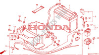 BATTERIA per Honda SHADOW 750 1997