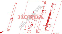 FORCELLA ANTERIORE per Honda SHADOW 750 1994