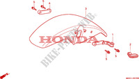PARAFANGO ANTERIORE per Honda SHADOW 750 1997