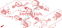 FRECCIA per Honda NTV 650 34HP 1996