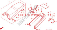 SEDILE/RIPARO POSTERIORE per Honda NTV 650 50HP 1997