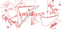 COPERTURA LATO per Honda VLX SHADOW 600 1999