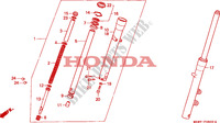 FORCELLA ANTERIORE per Honda VT SHADOW 600 34HP Kumamoto factory 1999