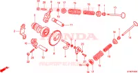 ALBERO A CAMME/VALVOLA per Honda LEAD 110 2010