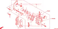 CALIBRO FRENO ANTERIORE(NHX110WHA) per Honda LEAD 110 2010