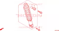 CUSCINO POSTERIORE per Honda LEAD 110 2010