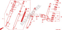 GAMBA STERZO/FORCELLA ANTERIORE per Honda LEAD 110 2012