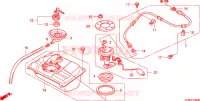 SERBATOIO COMBUSTIBILE per Honda LEAD 110 2010