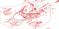 LUCE COMBINAZIONE POST. per Honda SH 125 R, REAR DRUM BRAKE 2010