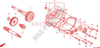 TRASMISSIONE per Honda SH 125 R, REAR DRUM BRAKE, TOP BOX 2010