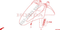 PARAFANGO ANTERIORE per Honda SH 300 SPORTY ABS SPECIAL E 2008