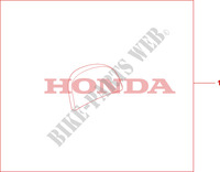 SCHIENALINO BAULETTO per Honda SH 300 SPC 2E 2008
