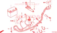 BATTERIA per Honda SH 300 2009