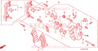 CALIBRO FRENO ANTERIORE per Honda SH 300 2009
