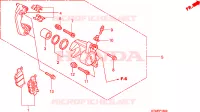 CALIBRO FRENO POSTERIORE per Honda SH 300 2009